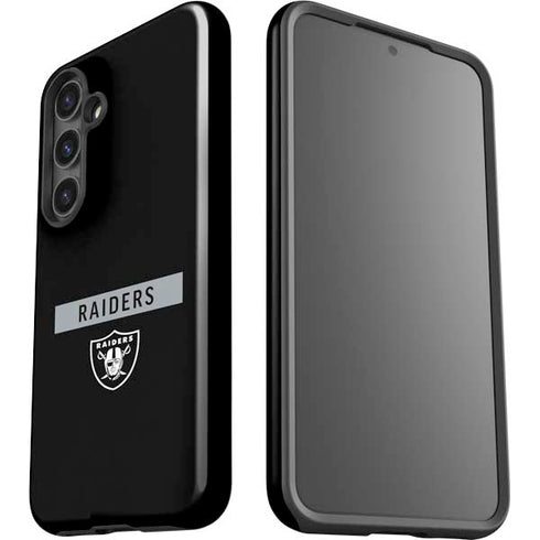 NFL Las Vegas Raiders Black Performance Series Galaxy S25 Impact Case